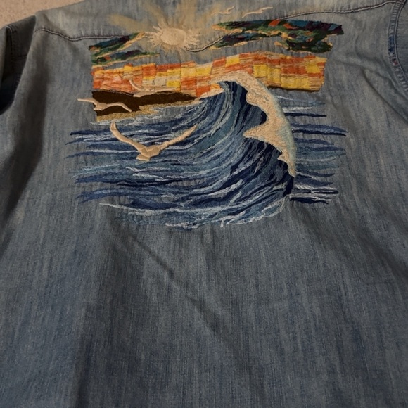 Polo by Ralph Lauren Embroidered Denim Shirt - Picture 5 of 5